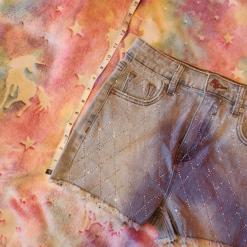 Vigoss Rhinestone Shorts - Picture 2 of 6